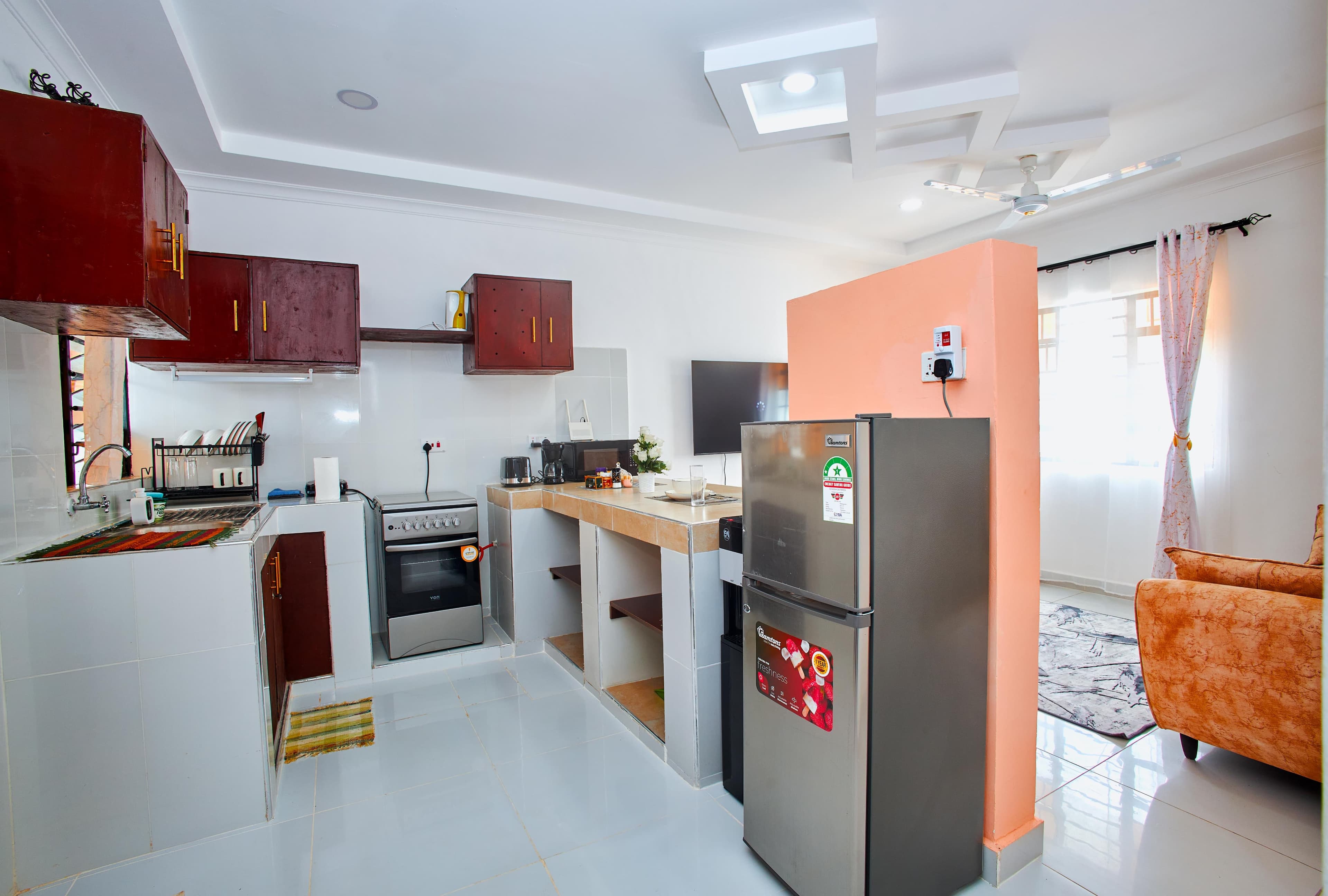 Gated One-Bedroom BnB – Kwale, Ukunda, Diani (Near Manyatta Club) view 2
